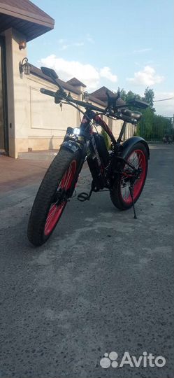 Электровелосипед фэтбайк полный привод