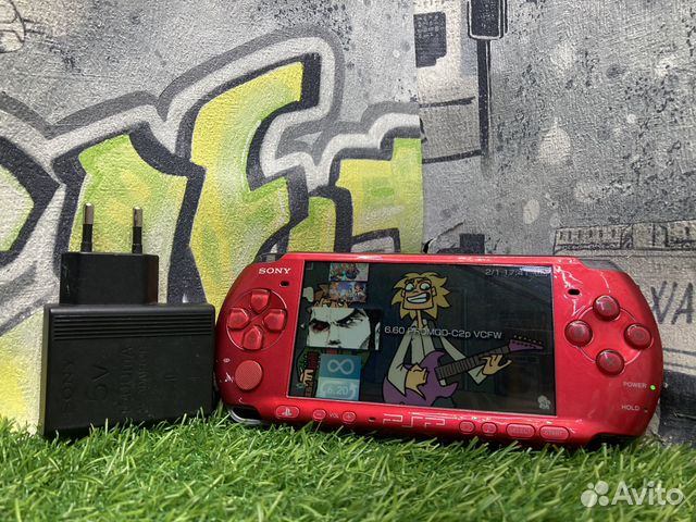 PSP 3008 Красная (Прошитая ) + карта памяти 32GB купить в Москве ...
