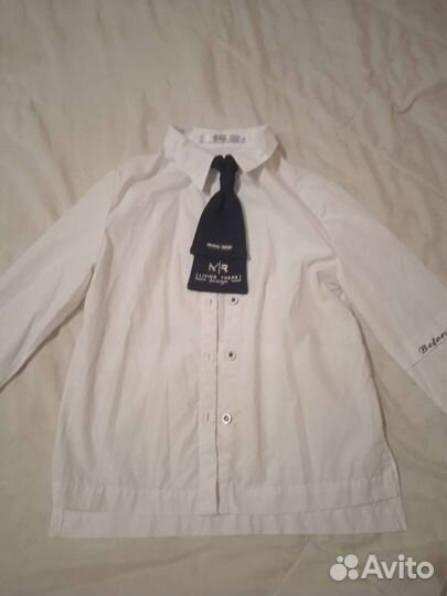 Рубашка с галстуком для девочек