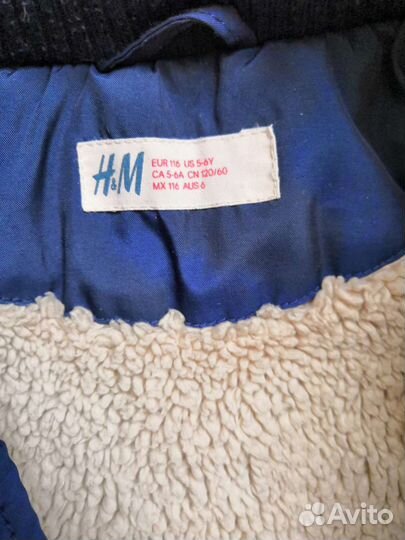 Куртка hm 116 122