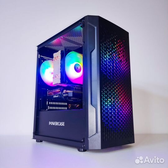 Игровой пк RX 6600XT Ryzen 3600 512 M2 16 RAM