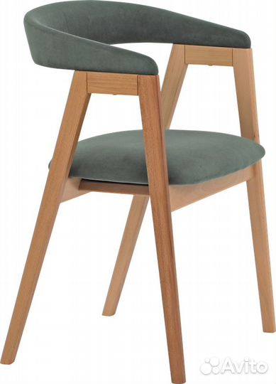 Кресло серое из дуба Лондон