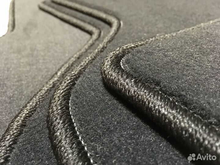 Автоковрики велюровые Премиум BMW X6 F16 черные