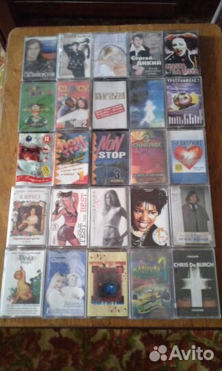 Аудиокассеты новые, с записями