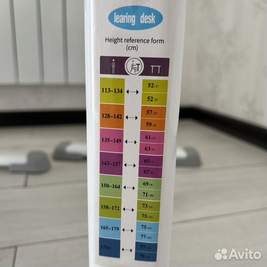 Детский стол и стул растущая парта