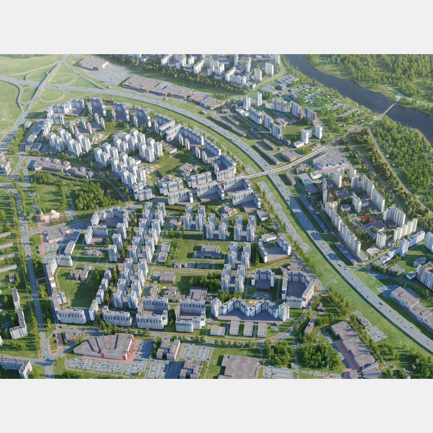 2-к. квартира, 53,3 м², 3/21 эт.