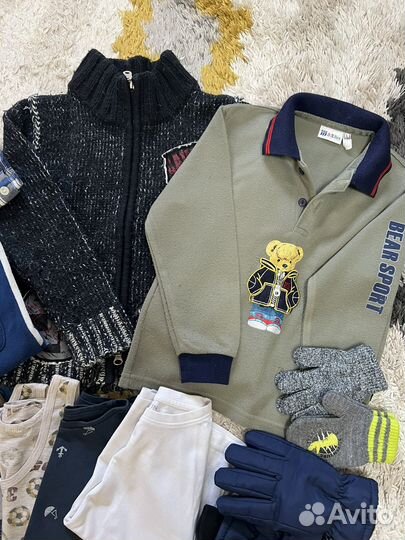 Пакет вещей на мальчика 110 116
