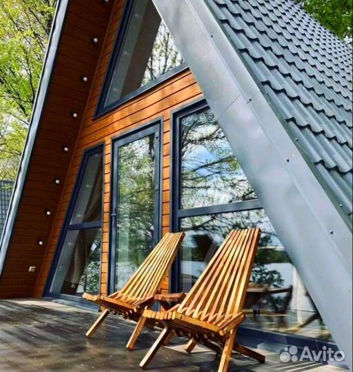 Каркасный дом A-frame