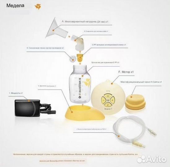 Молокоотсос электрический Medela swing