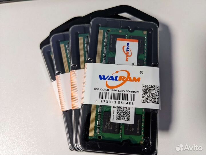 Оперативная память WalRam ddr3l 8Gb 1866MHz SoDimm