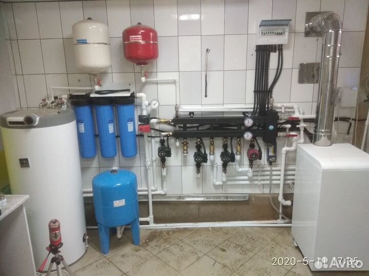 Монтаж системы отопления