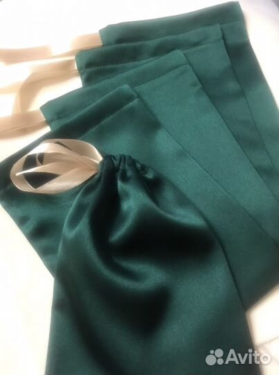 Праздничные нарядные мешочки из текстиля