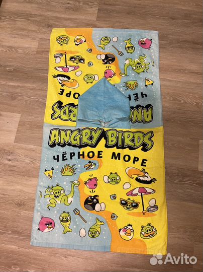 Полотенце накидка Энгри бердс
