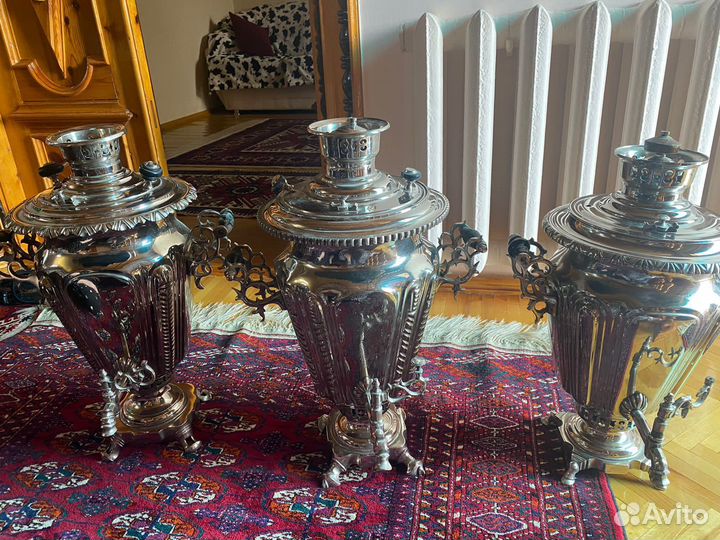 Самовар на дровах старинный