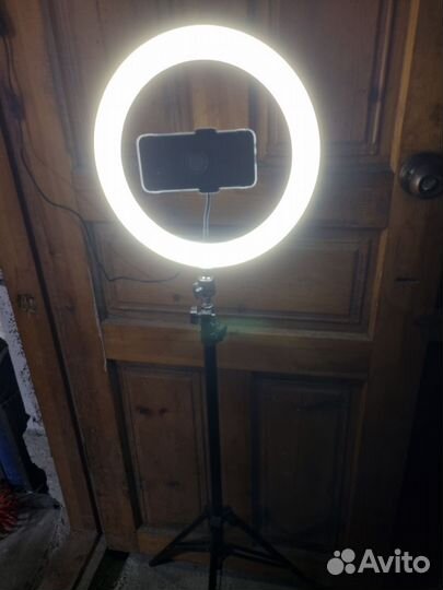 Лампа кольцевая светодиодная, блогер
