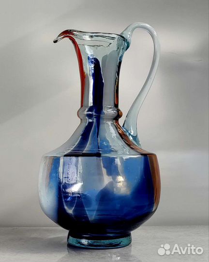 Графин цветное стекло СССР