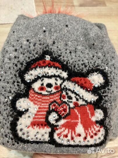Шапка зимняя на девочку р.48-50 Dan&Dani