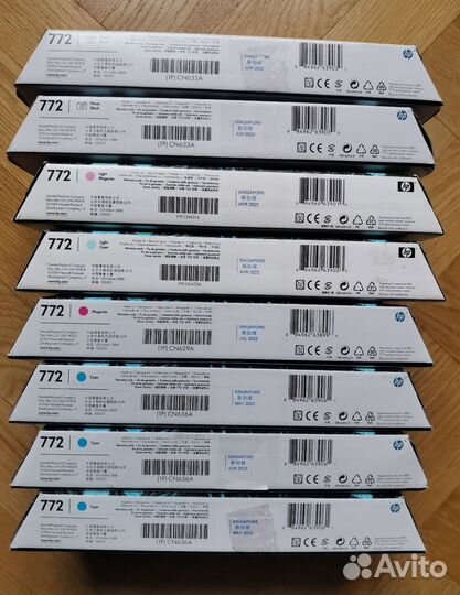 Картриджи HP 772 (2023 год)