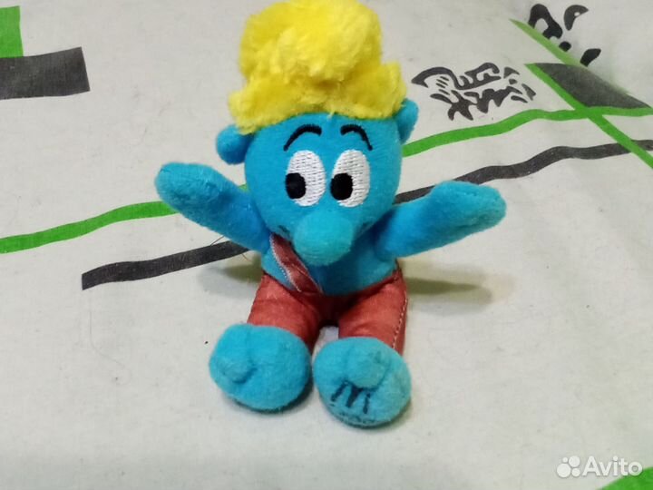 Смурфик игрушка 2000 макдоналдс