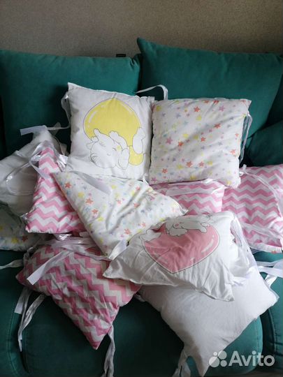 Бортики в детскую кроватку