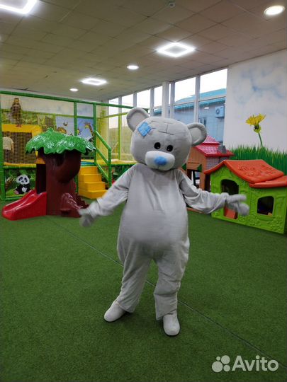 Поздравление ростовой Белый мишка Тедди медведь