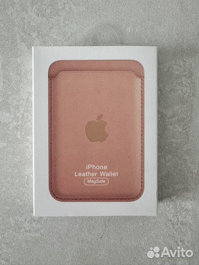 Синий и розовый Кардхолдер Apple Leather Wallet