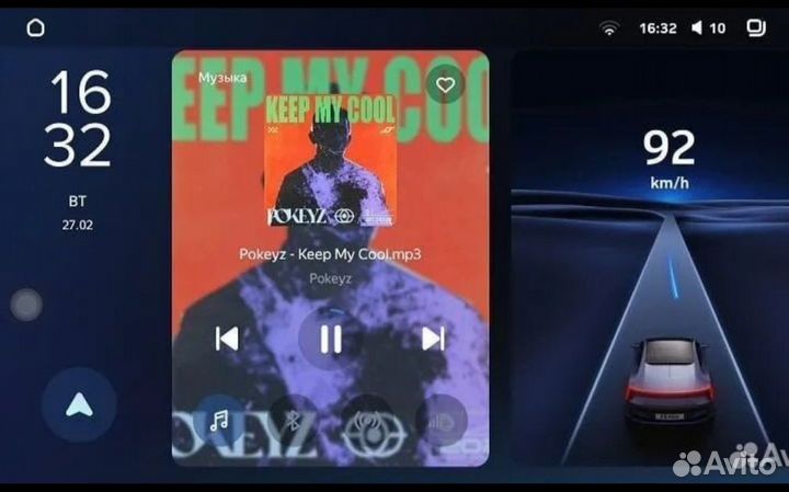 Магнитола teyes CC3L WiFi 2/32 VW polo 2008-2020