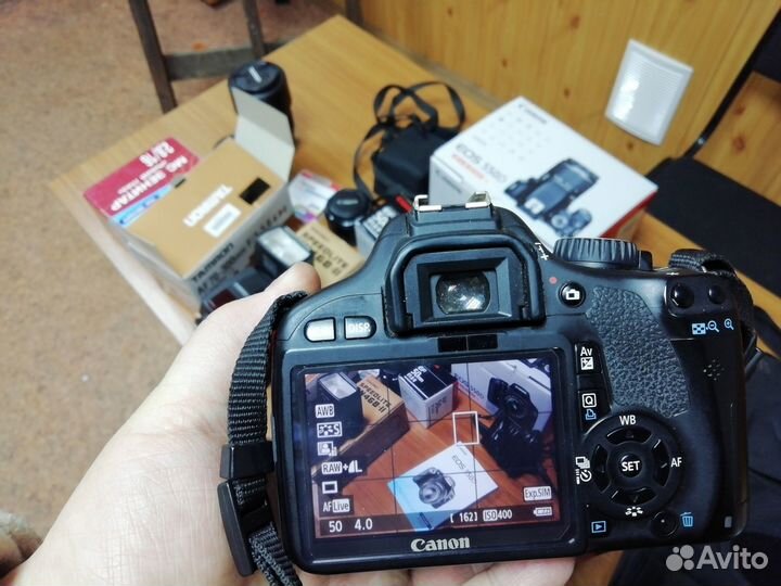 Зеркальный фотоаппарат canon 550d + объективы