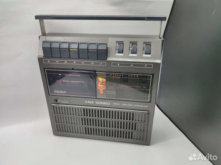 Винтажный магнитофон 80х Соната-213С