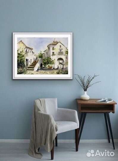 Картина городской пейзаж маслом