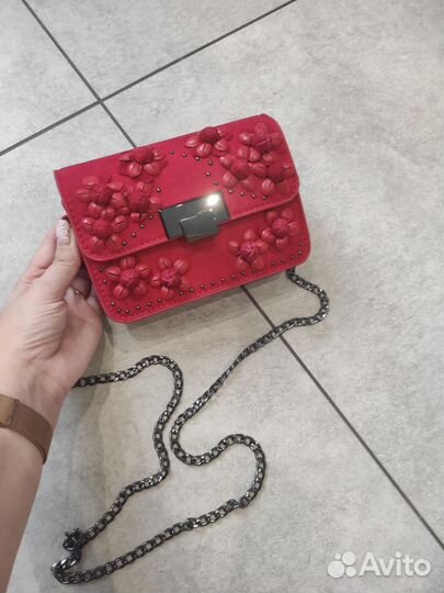 Сумка topshop красная