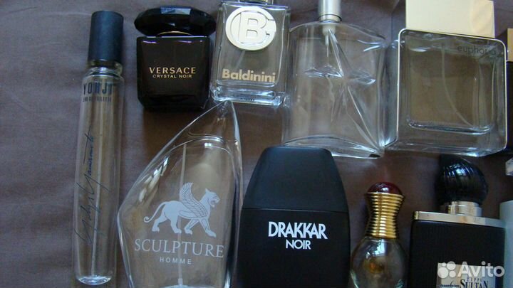 Пустые флаконы из под оригинального парфюма
