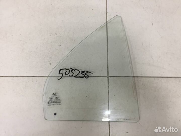 Стекло двери задней правой форточка Hyundai Accent