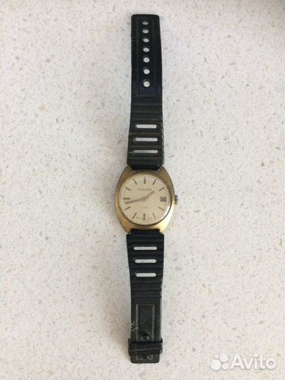 Часы СССР Полет механические с боковым календарем