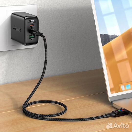 Кабель для зарядки Type-C 100W AceFast-C703