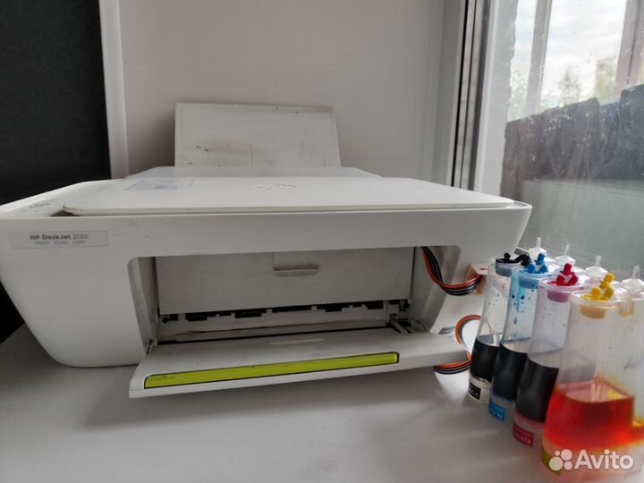 Принтер hp deskjet 2130 мфу цветная печать