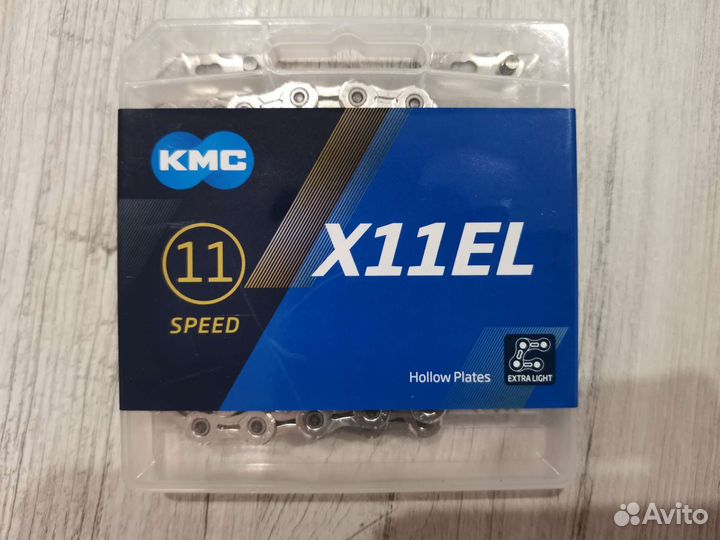 Цепь KMC X11EL Silver 118L 11ск