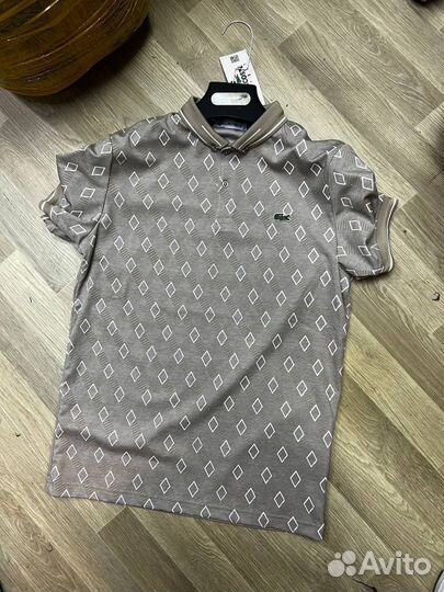 Мужское поло футболка Lacoste