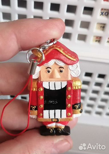Щелкунчик, брелок, елочная игрушка
