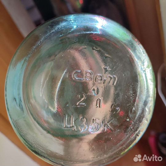 Стеклянная бутылка 2л