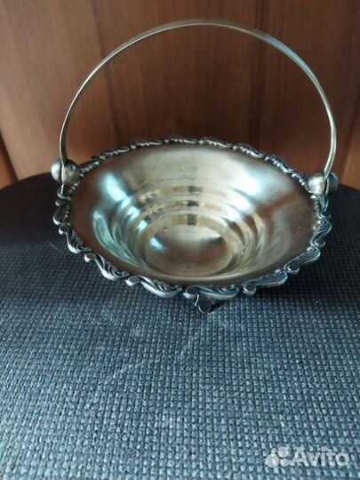 Ваза конфетница СССР серебро