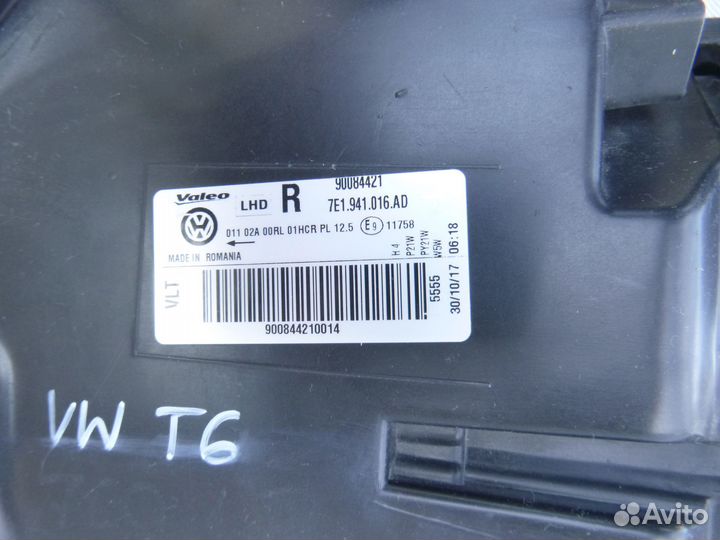 Фольксваген Транспортер Т6 фара правая