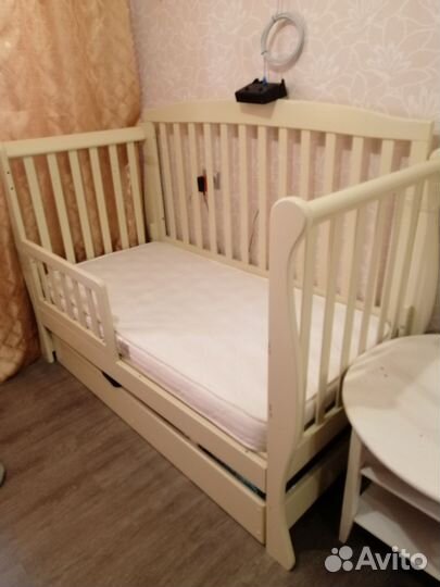 Детская кроватка трансформер с рождения до 6 лет