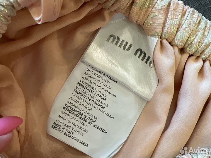 Юбка б/у Miu Miu (38р - S/M) оригинал