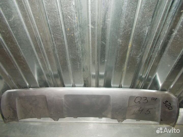 Спойлер бампера передний Audi Q3 8U 2011-2018