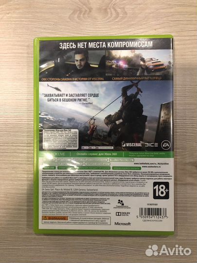 Battlefield Hardline для X-Box 360