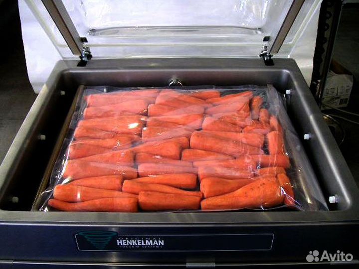 Очищенные овощи в вакууме