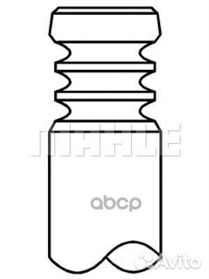 Клапан выпускной VAG A4/A6/Octavia/Golf IV/Pass