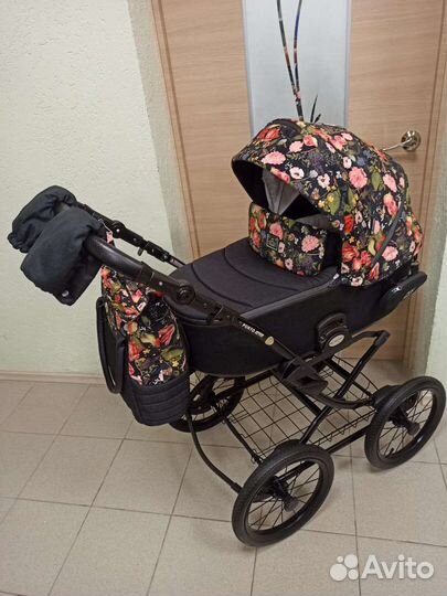 Эксклюзив коляска Adamex Porto Classic. Бархат