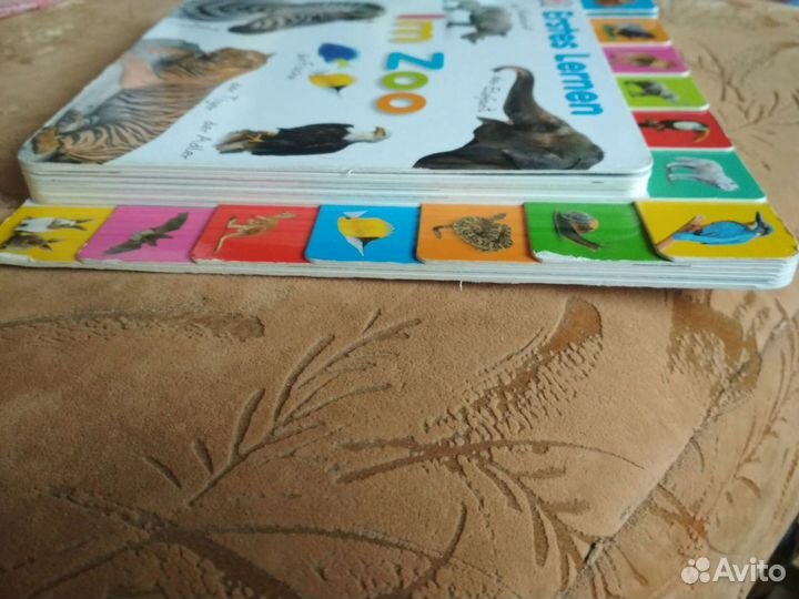 Книга - картинка на немецком про животных
